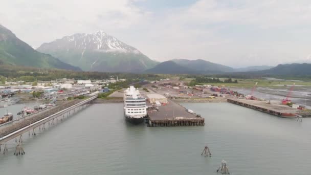 Sétahajó Szezon Alaszkában — Stock videók