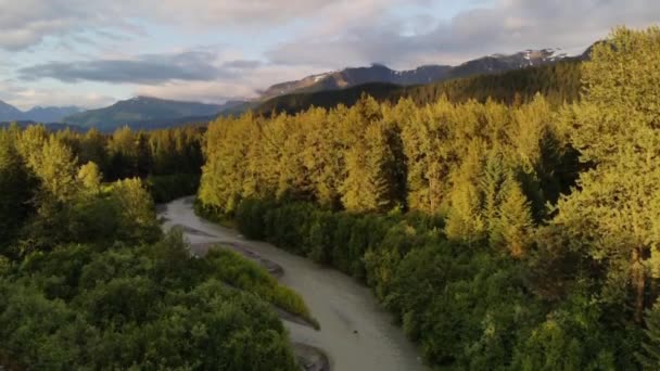Naturskön Utsikt Från Den Sista Gränsen — Stockvideo