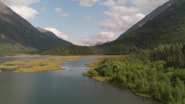 Naturskön Utsikt Från Den Sista Gränsen — Stockvideo