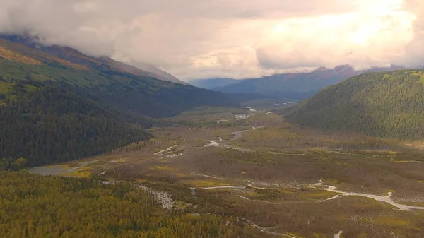 Wunderschöne Wildnis Und Meereslandschaft Von Alaska — Stockfoto