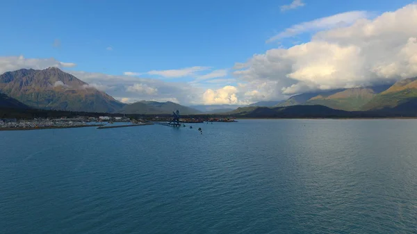 Vue Panoramique Sur Seward Alaska Les Environs — Photo