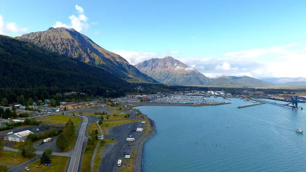 Vacker Utsikt Över Seward Alaska Och Det Omgivande Området — Stockfoto