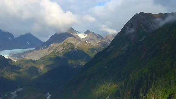 Vacker Utsikt Över Seward Alaska Och Det Omgivande Området — Stockfoto