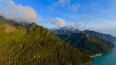 Alaska'dan dağ manzarası 