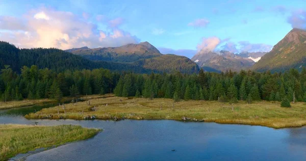 Utsikt Över Bergen Från Alaska — Stockfoto