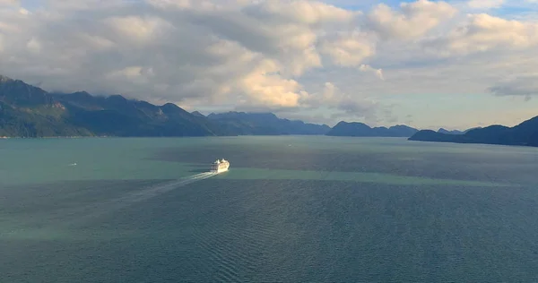 Seward Alaska Güz Yolcu Gemileri — Stok fotoğraf