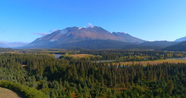 Erstaunliche Herbst Landschaft Von Alaska — Stockfoto