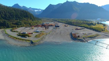 Alaska'dan deniz manzaraları 