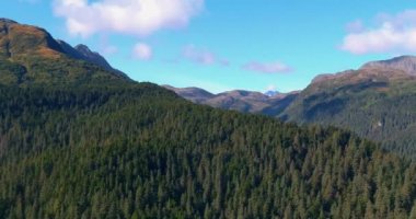 Chugach dağları ve Seward, Alaska inanılmaz sonbahar manzarası