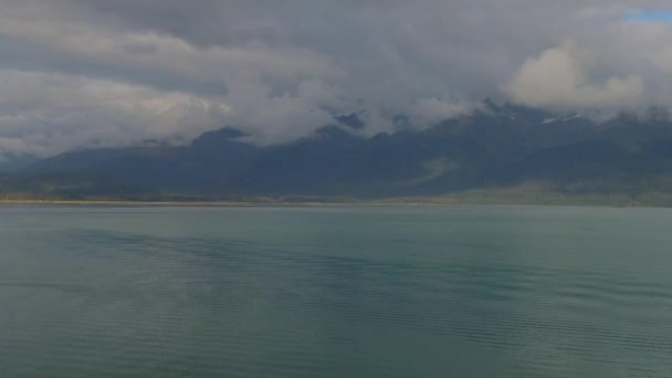 Increíbles Vistas Otoño Desde Las Montañas Chugach Seward Alaska — Vídeo de stock