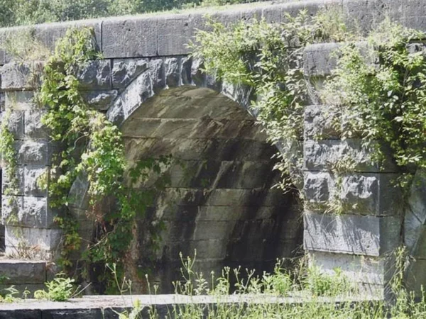 Views of the aqueducts of the historic Erie canal in Central New York