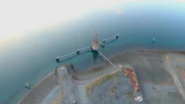 Alaska 'da tekneler ve endüstri 