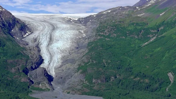 阿拉斯加夏季冰川 — 图库照片
