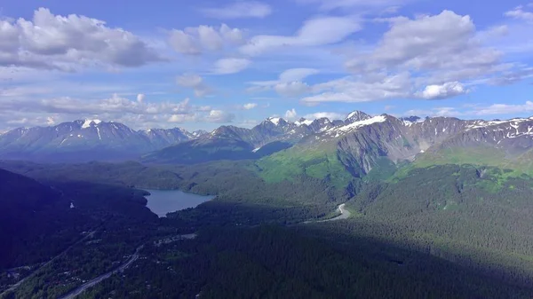 Sommerliche Gletscher Und Berge Alaska — Stockfoto