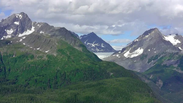 Glaciares Montañas Verano Alaska —  Fotos de Stock