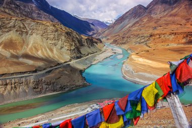 Zanskar ve Indus, Leh, Ladakah, Hindistan