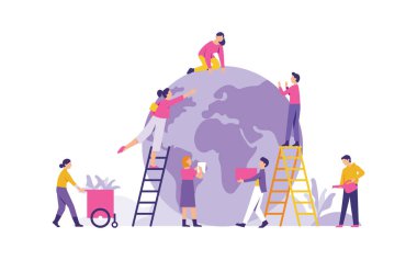 Dünya, Dünya Günü kavramı hakkında taşıyan insanlar