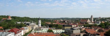 Vilnius eski şehir panoraması