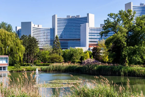 Park Und Komplex Der Vereinten Nationen Uno Vereinte Nationen Wien — Stockfoto