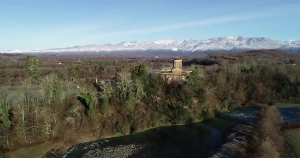 Abcházské Vesnici Mokva Konci Století Car Leon Iii Vztyčila Slavný — Stock video