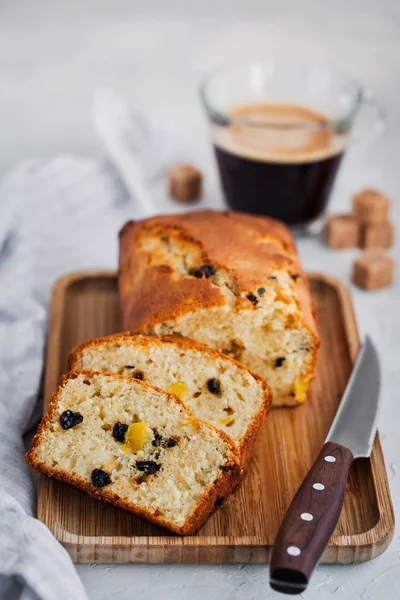 Fresco Casero Delicioso Pastel Pan Gloria Mañana — Foto de Stock