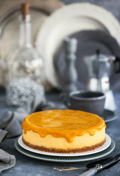 Delicioso Pastel Mango Casero — Foto de Stock