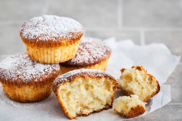 Läcker hemmagjord färskost muffins — Stockfoto