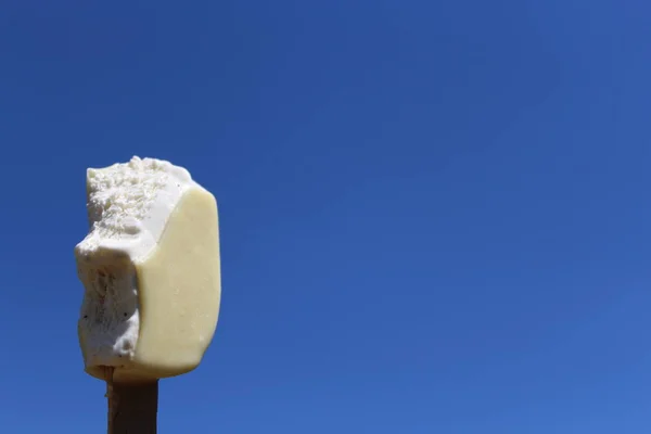 Ice Cream Stick Blue Sky — Stock Photo, Image