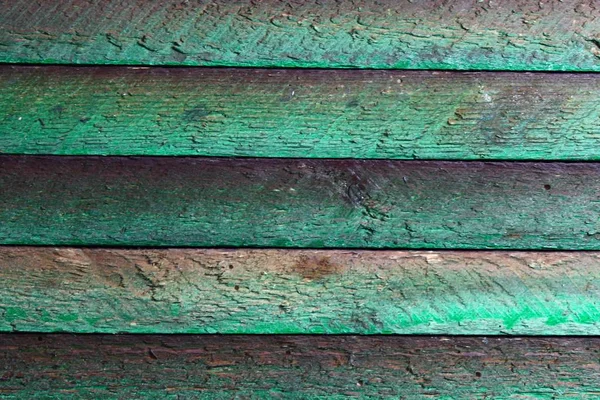 Fondo Con Tableros Madera Verde — Foto de Stock