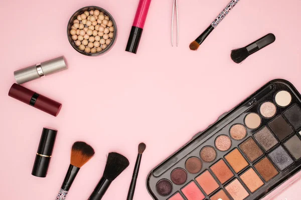 Vytvořit Kosmetický Produkt Růžovém Pozadí — Stock fotografie