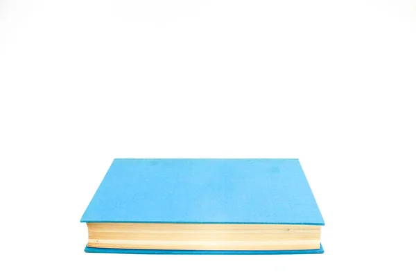 Blue Book White Background — Stock Photo, Image