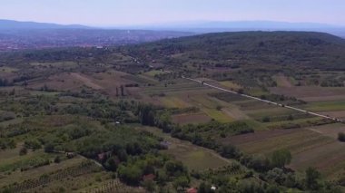 Güzel doğa ve manzara havadan drone görüntüleri 