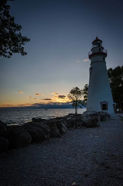 Great Lakes Lighthouse at Sunrise