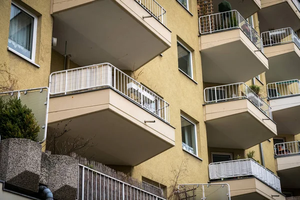 Velho Casas Pobres Berlim Kreuzberg — Fotografia de Stock