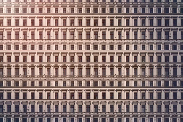 Motif Architectural Fenêtres Avec Stuc Une Vieille Maison Berlinoise — Photo