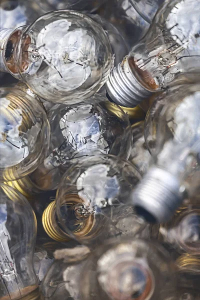 Close up of a heap of light bulbs — Stock Photo, Image