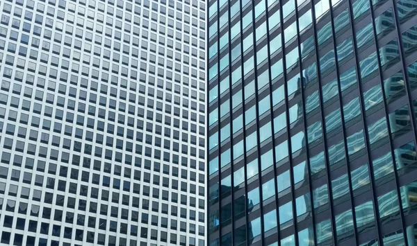 超高層ビルの質感 窓がたくさんシカゴの建物米国 — ストック写真