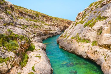 Wiled il-Ghasri. Gozo Adası. Malta 