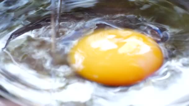 Fry Eggs Pan — Stock Video