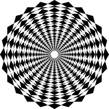 Op sanat siyah beyaz geometrik desen arka plan, eps10 vektör