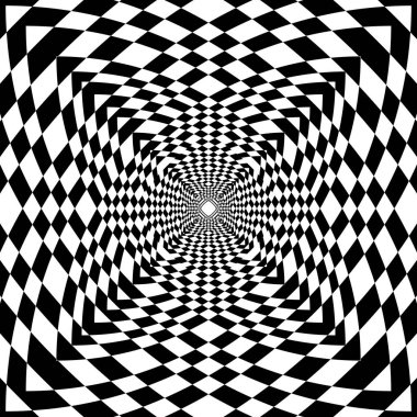 op sanat siyah beyaz geometrik desen arka plan. vektör eps10