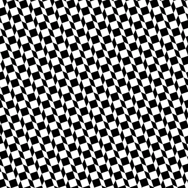 オプアート 黒と白の正方形のパターン背景のコントラストのテクスチャ ベクトル Eps10 — ストックベクタ
