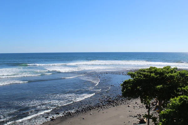 Pohled Pláž Libertad Salvador — Stock fotografie