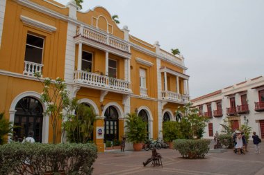 Cartagena Kolombiya Şehir Binaları