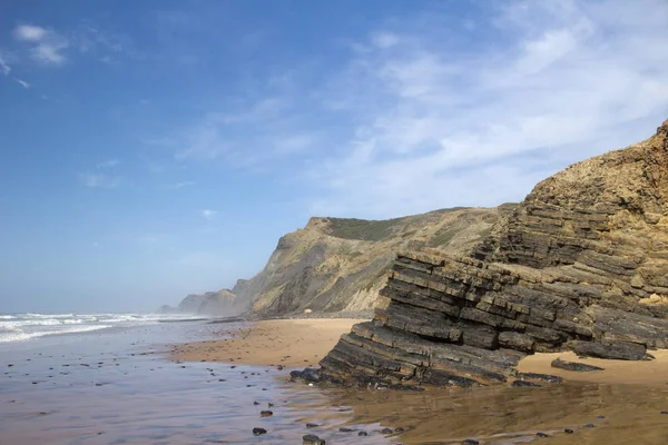 Cordama Pláže Západním Pobřeží Algarve Portugalsko — Stock fotografie