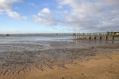 Jubilee beach, Southend-on-Sea, Essex, İngiltere