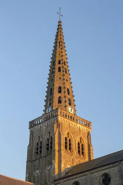 Katholische kirche in bollezeele, frankreich — Stockfoto