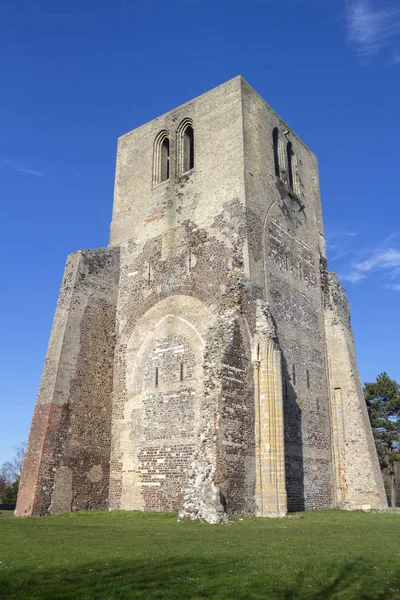 Tower of Saint Winoc Abbey, Bergues, Nord Pas de Calais, France — Stock Photo, Image