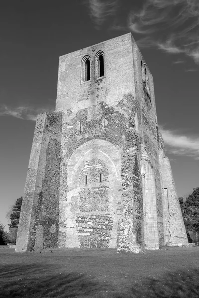 Saint Winoc Manastırı, Bergues, Nord Pas de Calais, Fransa Kulesi — Stok fotoğraf