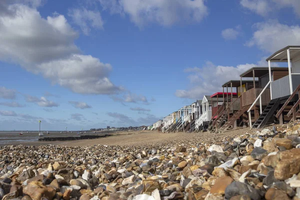 Thorpe Bay Beach, Essex, Inglaterra — Fotografia de Stock